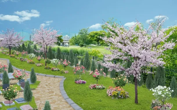 樹木葬式の墓地「凛＜りん＞」の写真